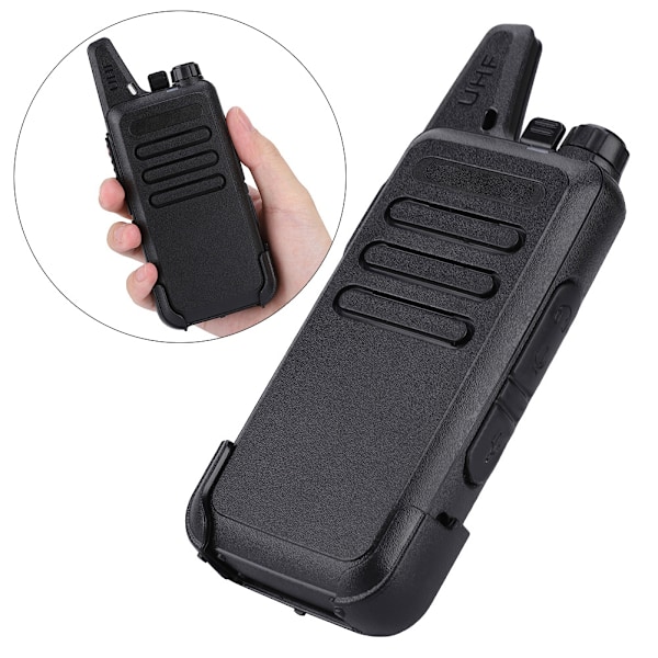 Zastone X6 Bærbar walkietalkie UHF 400-470MHZ Walkie Talkie Barn Ham Radio(AU100-240V)