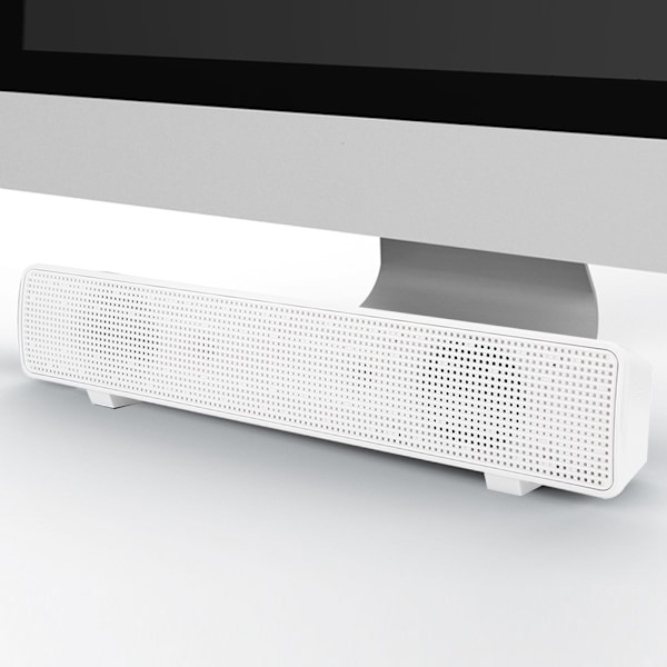 Bluetooth 5.0 Datorhögtalare Trådlös Högtalare SADA  V-103 för stationär PC / Mobiltelefon Vit