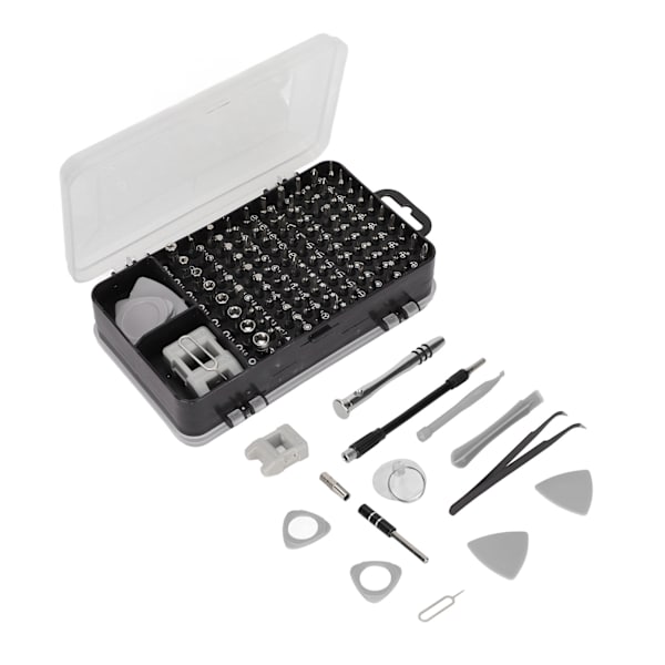 Elektronisk skruvmejselsats 112 i 1 magnetisk mini precision DIY reparationsverktyg med fodral för PC bärbar dator klocka