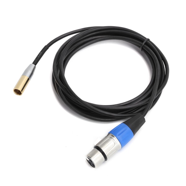 Mini XLR 3-polet han til 3-polet hun lydkabel til Canon kameramikrofonkabel 1 m / 3,3 fod