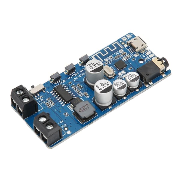 Bluetooth-forsterkerkort 2x5W Dual Power Output DIY Bluetooth 5.0 Stereo-mottakermodul