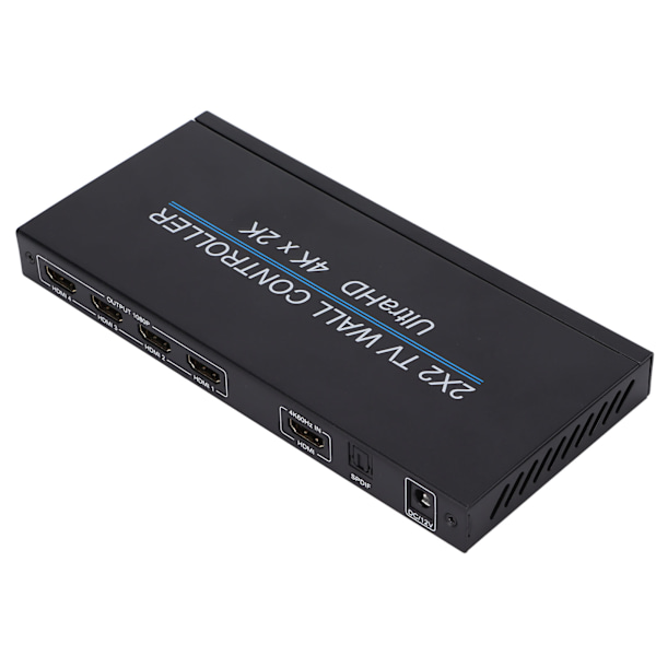 HD Multimedia Interface Bilde Splicing Controller 1x4 2x2 TV Splicing Multi Screens Stitching 110‑240VUK Plugg