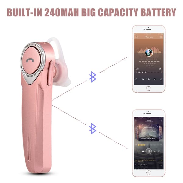 Mini trådløse stereo Bluetooth-øretelefoner med håndfri headset til smartphone