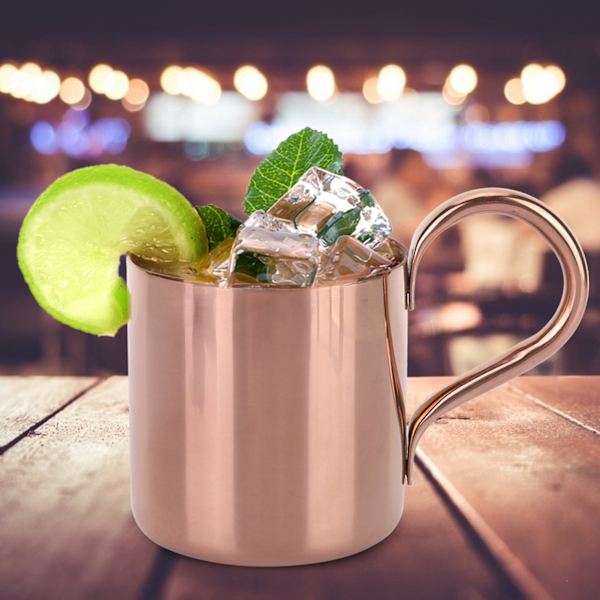 300 ml rustfritt stål cocktailkopp vin melk ølkrus hjemmefest barutstyr