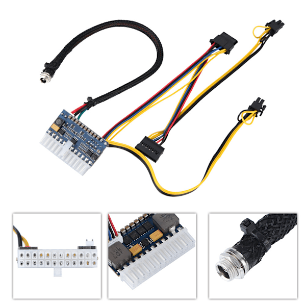 24-stifts DC ATX/MINI/ITX PSU 12V DC-ingång 250W utgångsströmförsörjningsmodul för PC
