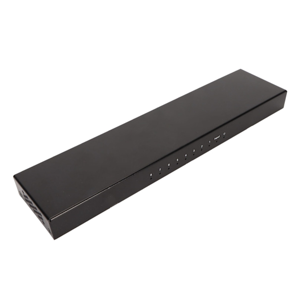 1x8 HD Multimedia Interface -jakaja 4K 30Hz 3D 1 sisään 8 ulos HD Multimedia Interface -jakaja televisiolle, projektorille 100-240V EU-pistoke