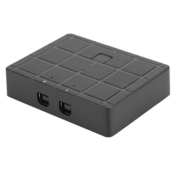 2-portars USB-växel för skrivare/skanner/mus/tangentbord/mobil hårddisk
