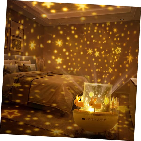OSALADI Exquisite Atmosphere Light 1 Set Star Projector Adjustable Abs to Rotate Good Decoration Effect
