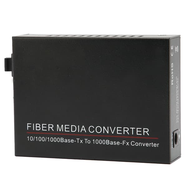 Fiber Transceiver TBCMC3600ESFP Full Duplex Half Duplex Gigabit Fiber Optic Router med stik til strømforsyning