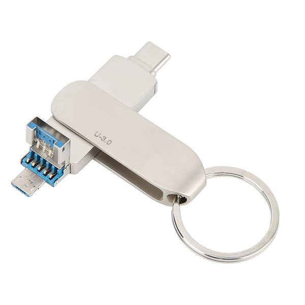3i1 TypeC-interface roterende højhastigheds U-disk til Android / mobiltelefon / computer (32 GB)