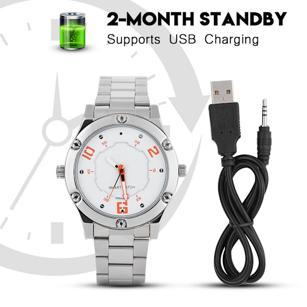 Messages Remind Smart Sport Watch Sleep Monitor 2-måneders Standby Pedometer Watch for Android/iOS