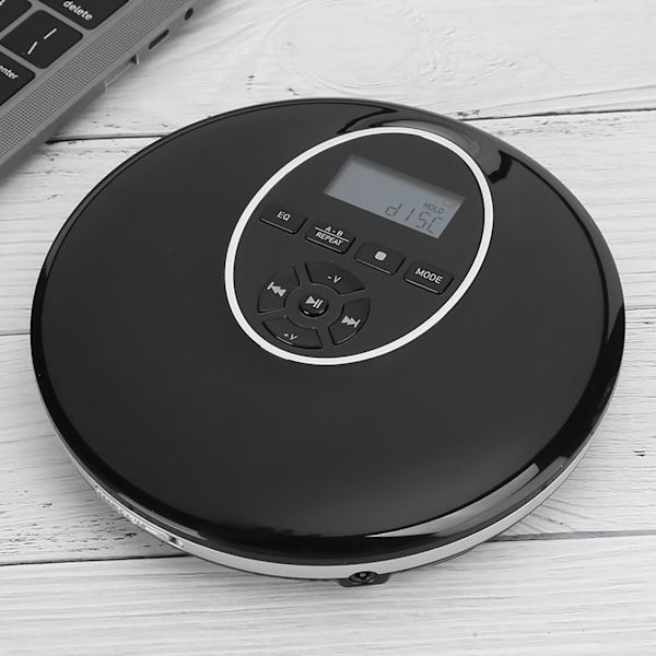 Q50 Liten Bärbar CD-spelare för Studenter HD Repeater LCD-skärm Stereo Hörlurar