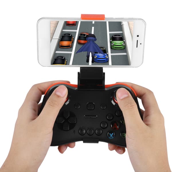 Trådløs Bluetooth Game Controller Ingen Forsinkelse Komfortabel Greb Bluetooth Gamepad (Sort)
