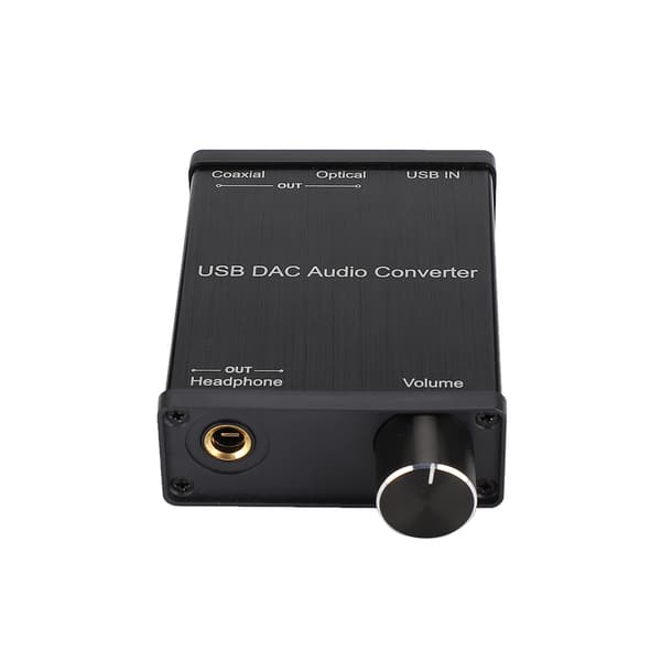 Koaksial konvertering DAC digital lydkonverter USB lydkort