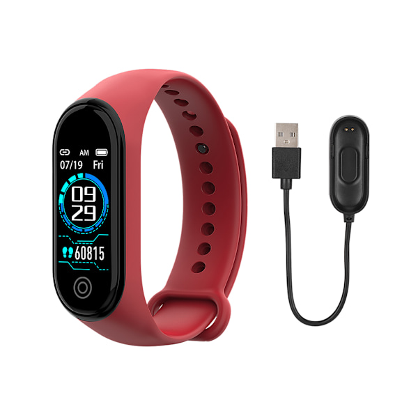 RD05 IPS Högdefinitions Full Färgrik Display Bluetooth4.0 Smart Armband Band Monitor Information Pushred