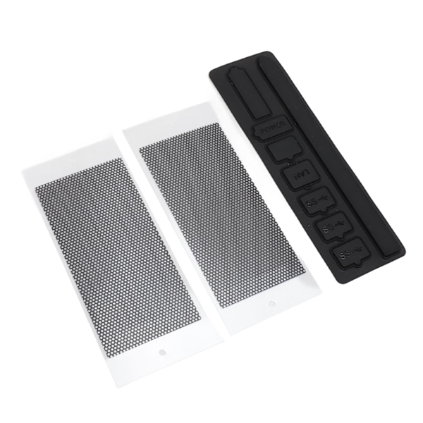Pölysuodatinsetti Xbox Series X:lle Silikoniset pölytulpat PVC-pölysuodatin Pölytiivis suodatinpeite Xbox Series X -lisävarusteille