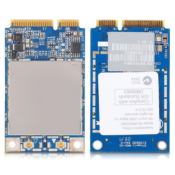 WIFI-kort Dual Band 2.4/5.8GHZ 300M Mini PCI E til Mac Pro MB988z A BCM94322MC