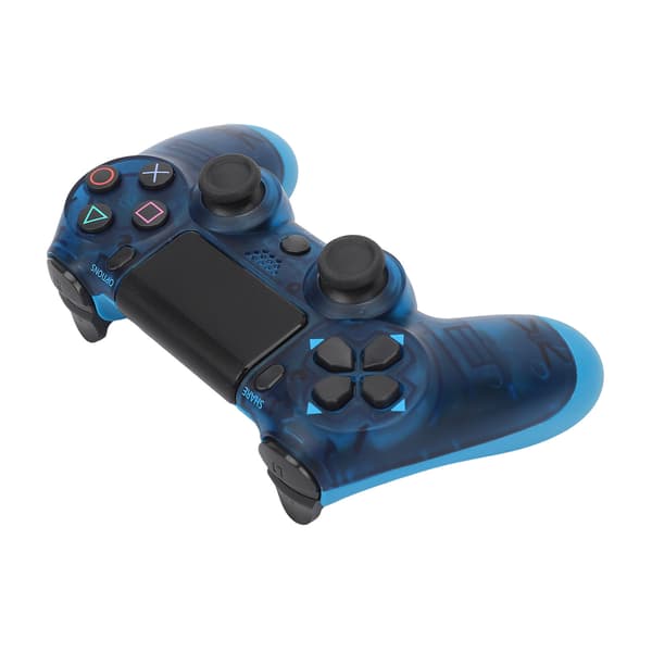 Fjernkontroll Joystick Gamepad Sensitive Knapper Real Vibration Forhindre Glidning Trådløs Spillkontroller for Datamaskiner Telefoner Klar Blå
