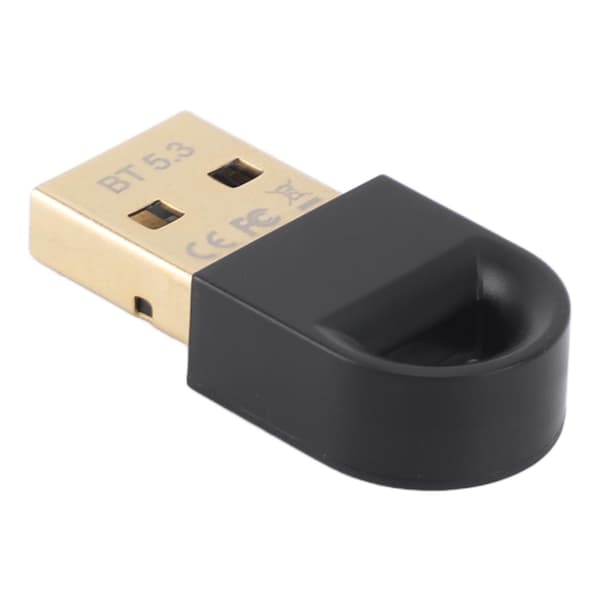 Bluetooth-adapter USB Bluetooth 5.3 Dongle-mottaker Trådløs USB-datamaskin Tastatur Mus-mottaker for Windows 8.1 10 11