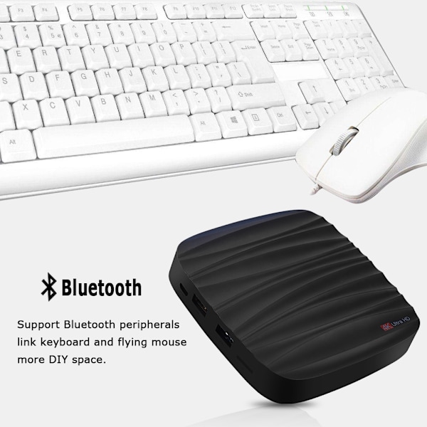 T98 RK3328 2GB+16GB Wifi STB BT Smart TV Box HD Smart Media Player Android 8.1:lle