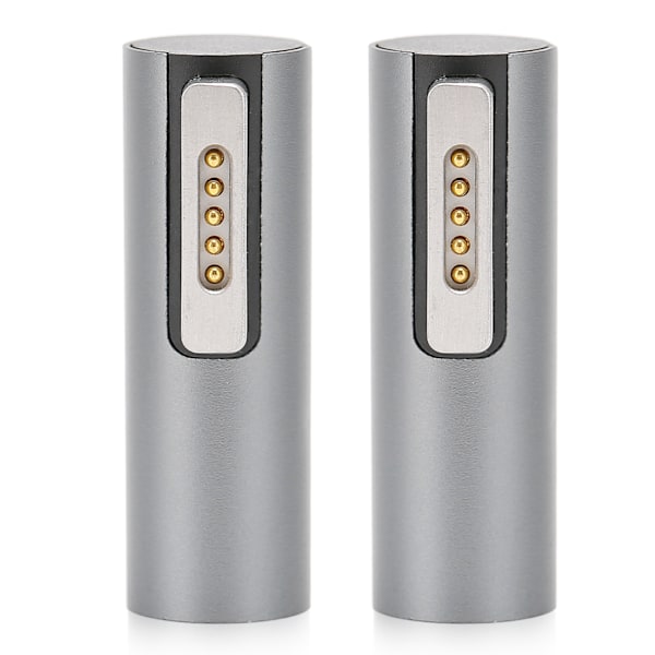 2PCS Magnetisk T-spetsadapter DC-hona till Magsafe 2 Maximalt stöd 5A 18,5-20V PD Magnetisk adapter för IOS-bärbar dator