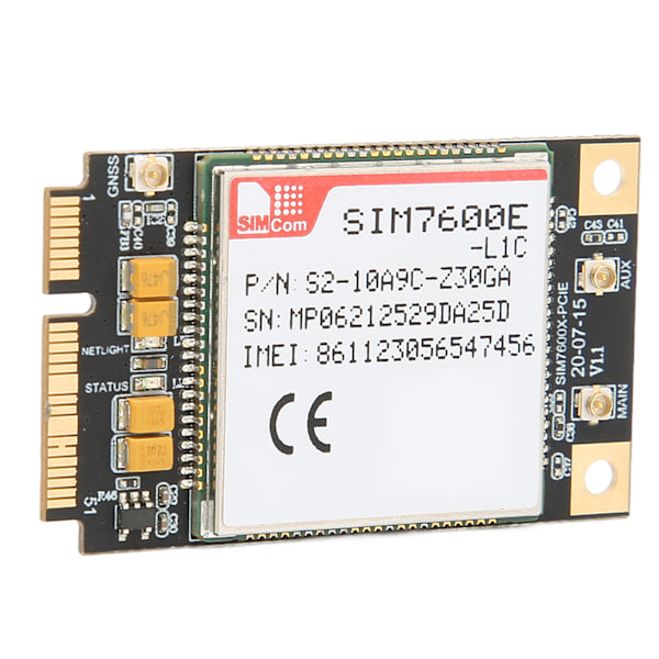 Mini PCIE WiFi -kortti 7600EL1C -siru Mini PCIE langaton verkkokortti SIM-antennipaikan kanssa