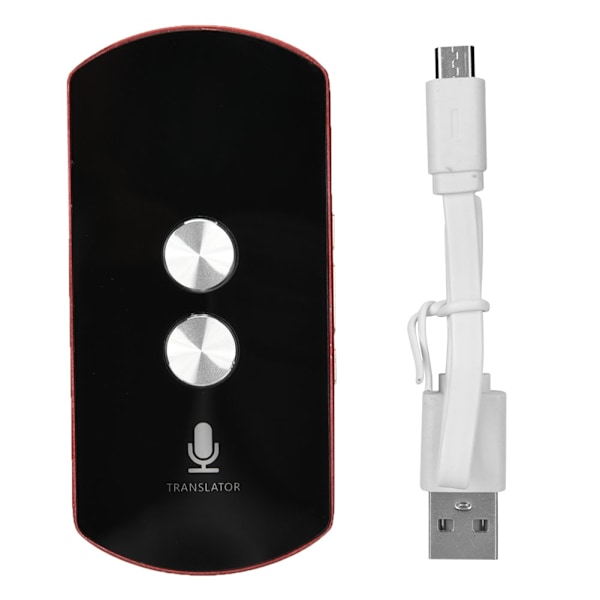 81 kieltä kannettava USB-pikakääntäjä monikielinen reaaliaikainen käännösmatka punainen