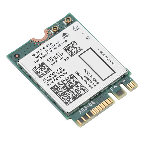 Til Lenovo Intel3165 Dual Band Wireless AC 3165NGW NGFf M2 433m   Bluetooth4.2 802.11AC-kort