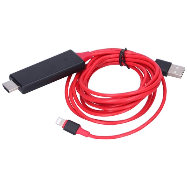 Til Iphone til HD Multimedia Interface Adapter Kabel Telefon til TV Videokonverter Kabel 1080P