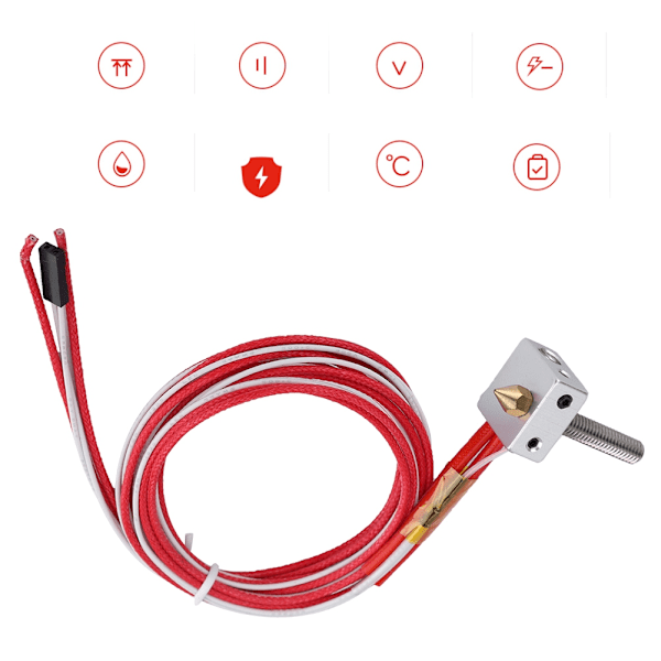 3D-tulostimen lisävarusteet MK8-suulakepäät Etäsuulake 0,4 mm