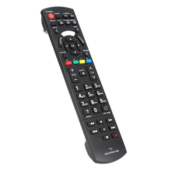 LCD TV-fjärrkontroll säkerhetsersättning tillbehör för N2QAYB001008 svart