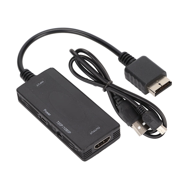 Spillkonsoll Adapterkabel Stasjon Gratis for PS2 til HD Multimedia Interface Konverter for HDTV