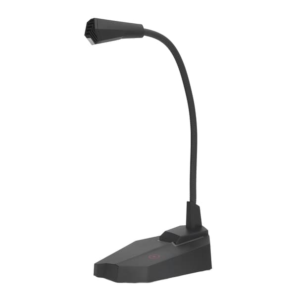 USB Computer Mikrofon Justerbar G25 Kablet Touch Knap Desktop Svanehals Mikrofon til Møde Gaming Streaming