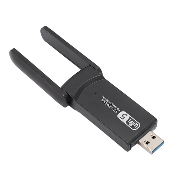 USB3.0 WiFi-adapter 2.4GHz 5GHz Dual 5Dbi Antenne WiFi Dual Band Nettverksadapter for Windows 11 10 for OS X for Linux