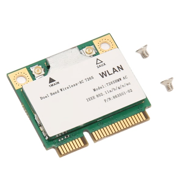 7265HMW Trådlöst Nätverkskort 1200Mbps 2.4 5Ghz Bluetooth 4.2 Mini PCIE Interface WiFi Adapter för Windows 7 8 10