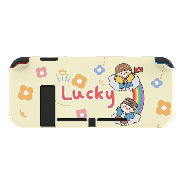 Dockbar Beskyttende Etui til Nintendo Switch, Blød TPU Slim Etui Cover til NS Konsol og Joy-Con Controllere