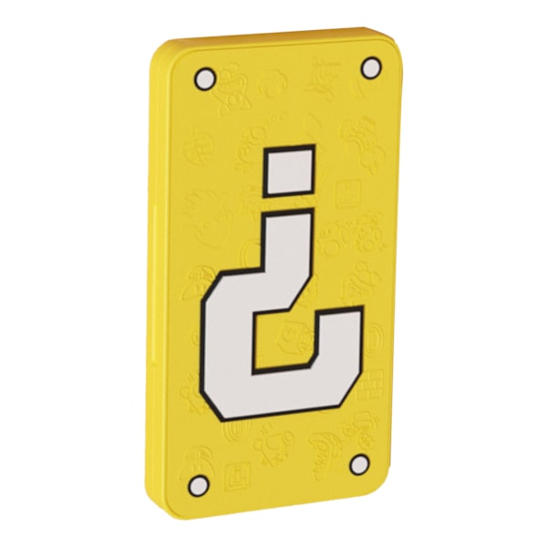 Spillkort Etui 24 Plasser 3D Pregning Magnetisk Bærbar Ekstra Stor Spillkort Etui Holder Organizer for Switch Spørsmålstegn