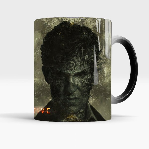 True Detective Kaffeemug Frühstücksbecher Lustige Kaffeetasse 11 Unzen Inspirierend und Motivierend