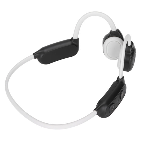 Langattomat Bluetooth-luujohtokuulokkeet, stereokuulokkeet mikrofonilla juoksuun, urheiluun, valkoinen