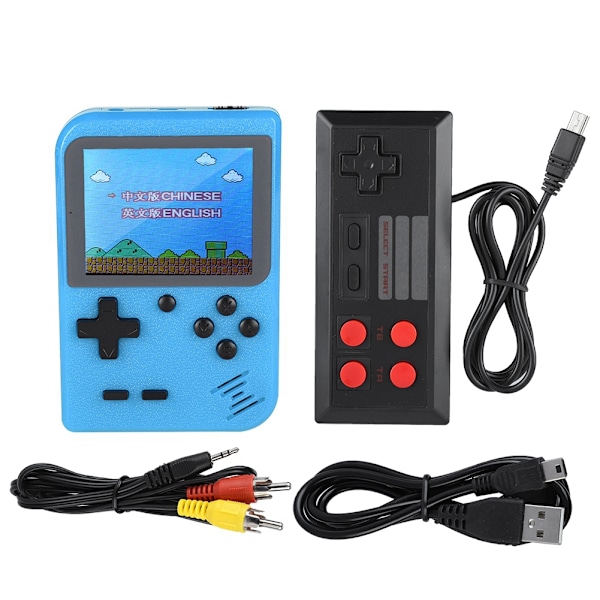 Double Portable Handheld Game Player Console MiNi Pocket Gamepad for PSP (Blue)