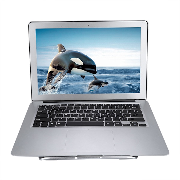 Fällbar Laptopstativ för Skrivbord Snabb Värmeavledning Laptopstativ Hållare Ingen Trötthet