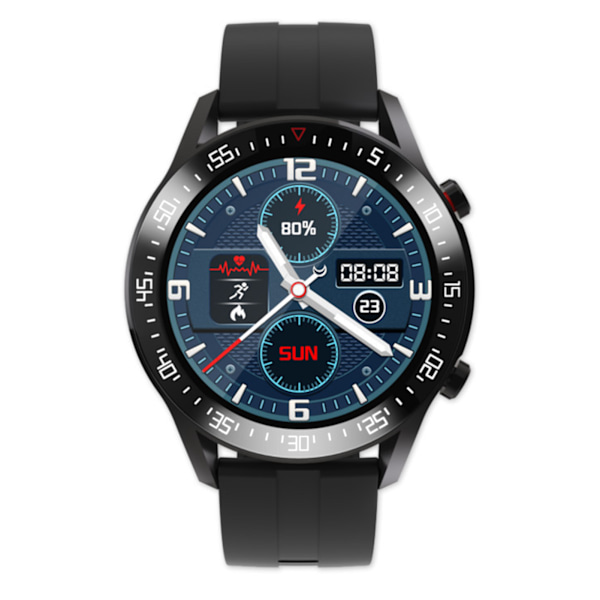 C2 Bluetooth Sports Intelligent Watch Skridttælling Synkron Data Vejr Legering PlateringSort