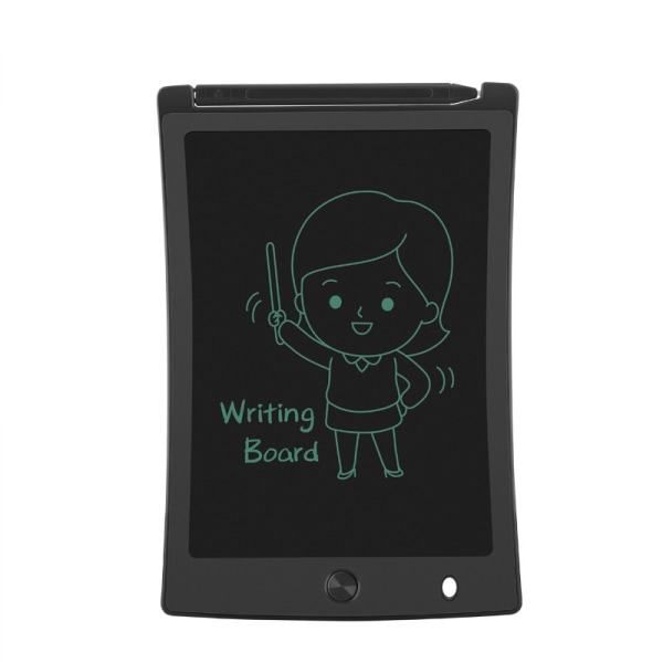 LCD-ritplatta för barn - 8,5 tum Doodle Scribbler Board Screen Drawing Pad Lärande pedagogisk leksak för 3+ år gamla flickor pojkar småbarn（Svart）