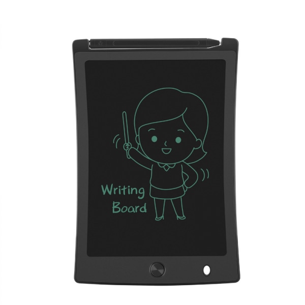 LCD-skrivplatta för barn - 8,5 tum Doodle Scribbler Board Screen Ritblock Lärande leksak för 3+ år gamla flickor Pojkar Småbarn（Svart）