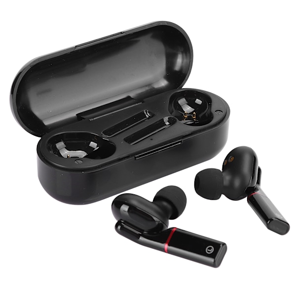 HQ1 In-ear binauralinen langaton Bluetooth-kuuloke TWS 5.0 Treeniurheilukuuloke HIFIMusta