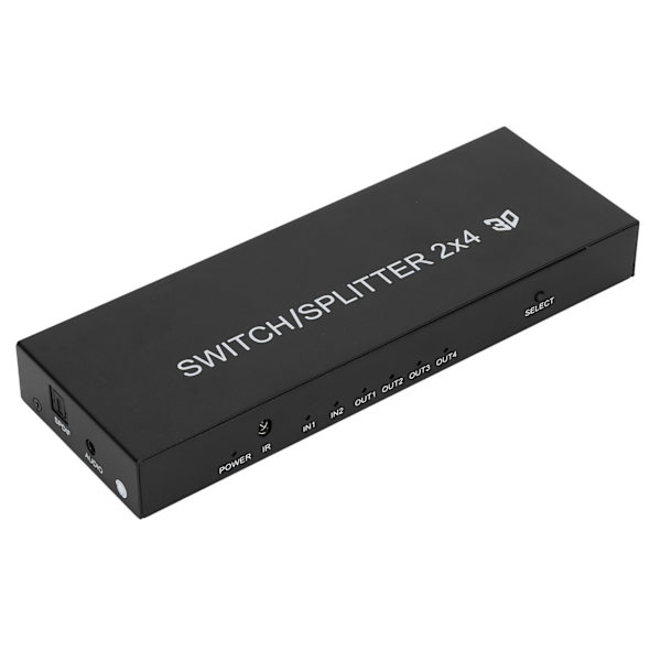 HD Multimedia Interface 2.0-switch 2 ind 4 ud UHD 4K HD Multimedia Interface-switcher til PS4US-stik