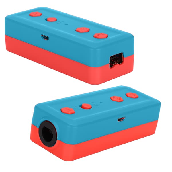 Gamepad Game Controller Håndtag Trådløs Konverter Til GC/Wii/PC/NES/SNES/Switch (Blå rød)