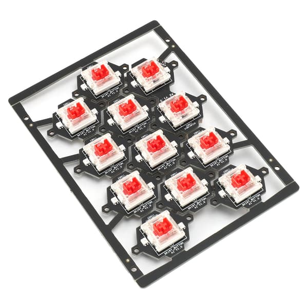 3D-print varmt tastatur til VORON 2.4 til Trident til Switchwire Skift lysfarve Pålidelig drift Printertilbehør