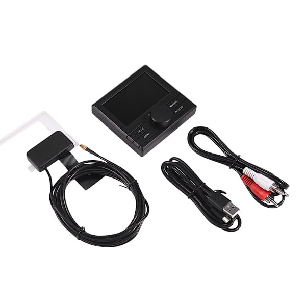 Bilsett Bluetooth Digital Radio DAB DAB+ Audiomottaker FM-sender TFT-skjerm med antenne