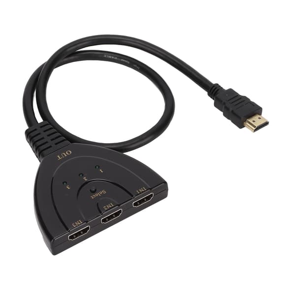 3x1 Switch Splitter Høj Opløsning HD 4K 1080P HD Multimedia Interface Switcher til PS3 Kabelboks